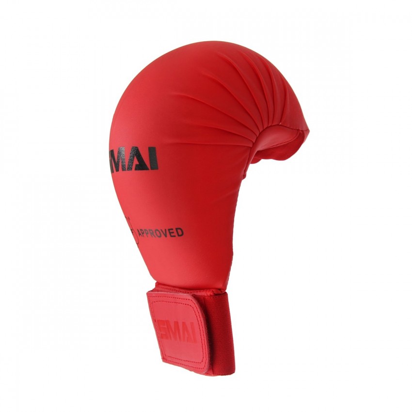 Перчатки для карате с лицензией WKF | красные | SMAI sm p101